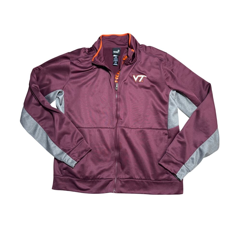 VINTAGE GEN 2 Virginia Tech Mens, size XL; Full zip jacket/sweatshirt, Hokies